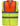 Hi-Vis Warnweste S / Orange/Yellow