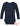 Organic Baby Bodysuit Long Sleeve Bailey 02 50-56 / Navy Langarm Body