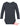 Organic Baby Bodysuit Long Sleeve Bailey 02 50-56 / Charcoal Grey Langarm Body