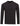 Exquisite Herren Rollärmel Langarm T-Shirt Mit Eleganter Henley Note Xs / Black