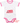 Baby Ringer Bodysuit 6-12 Mon. / White/Pink Body