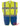 Hi-Vis Multifunktionsweste S / Hi-Vis Yellow/Royal Blue Warnweste