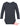 Organic Baby Bodysuit Long Sleeve Bailey 02 50-56 / Charcoal Grey Langarm Body
